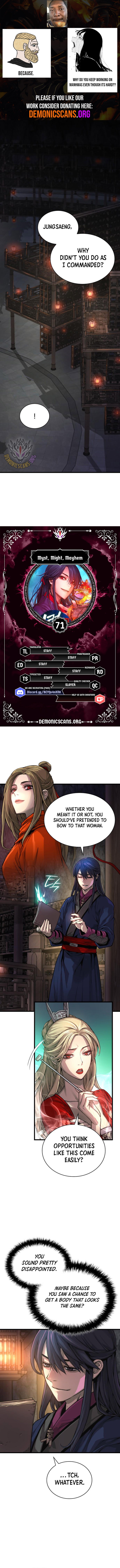 Myst, Might, Mayhem Chapter 71 0